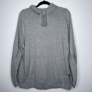 Duluth Trading Co. Men’s Jetsweater Pullover Hoodie Gray All Day Comfort Size L